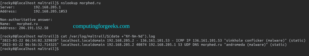 Detect Malicious traffic in your Network using Maltrail 3 Detect Malicious traffic in your Network using Maltrail 1