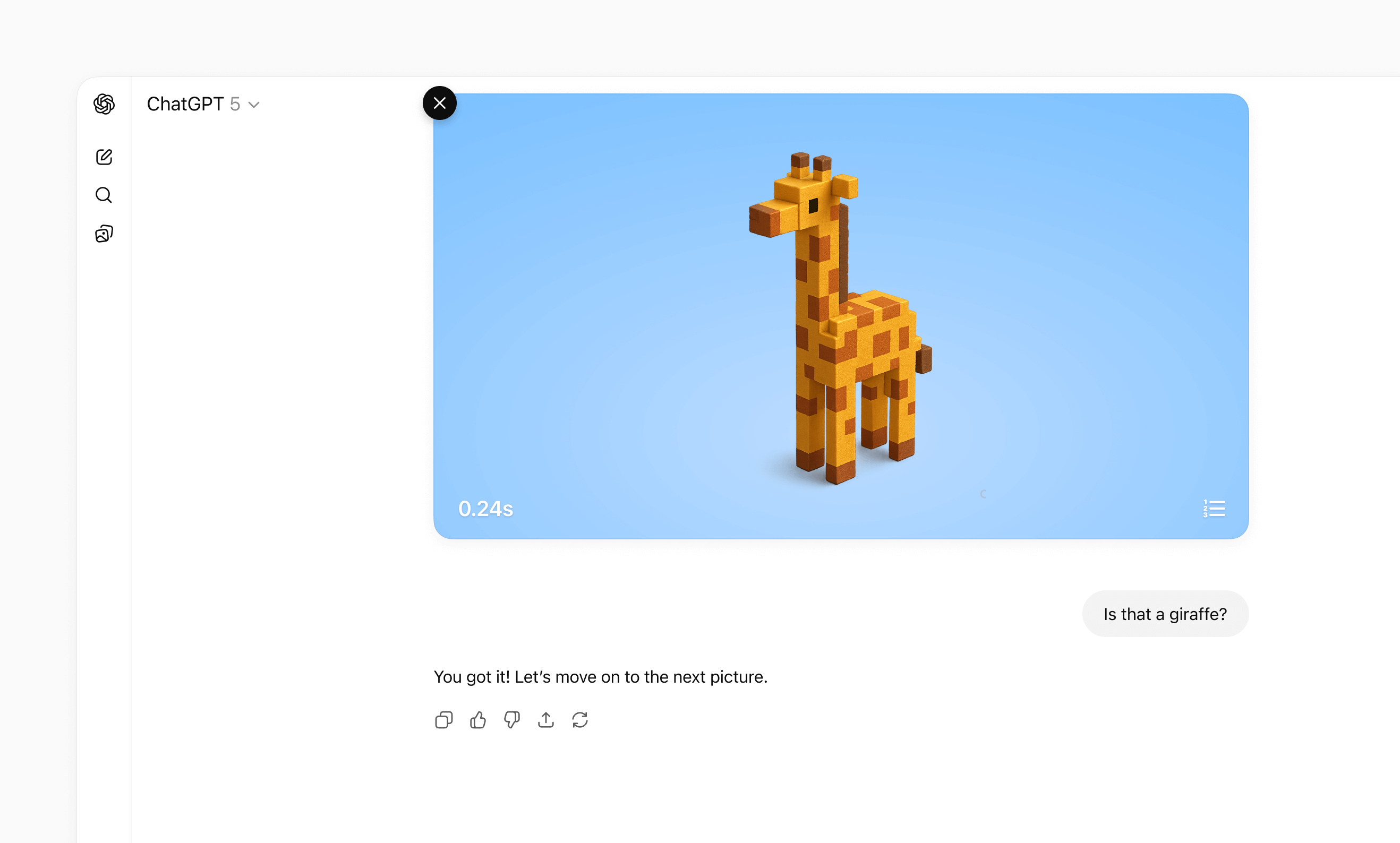 Example of picture-in-picture UI