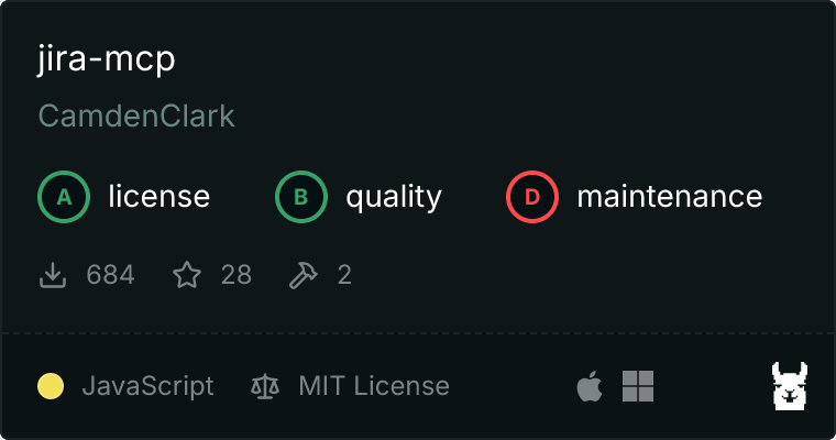 jira-mcp MCP server