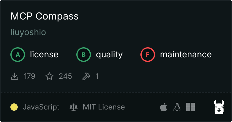Compass MCP server