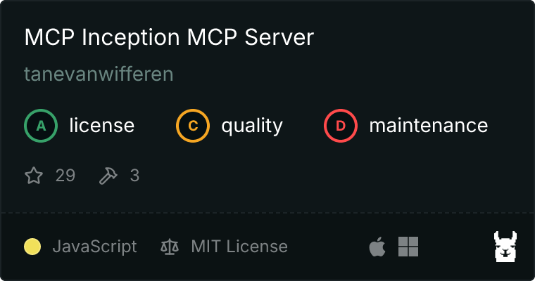 Inception Server MCP server