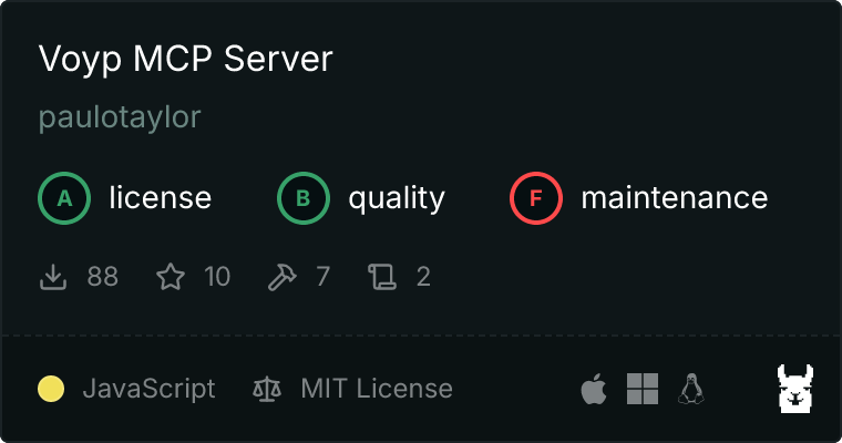Voyp Server MCP server