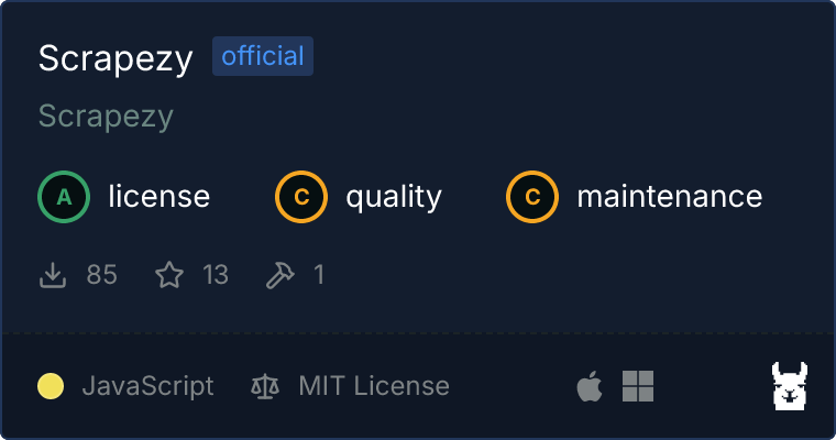 Scrapezy MCP server