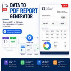 Data to PDF Report Generator