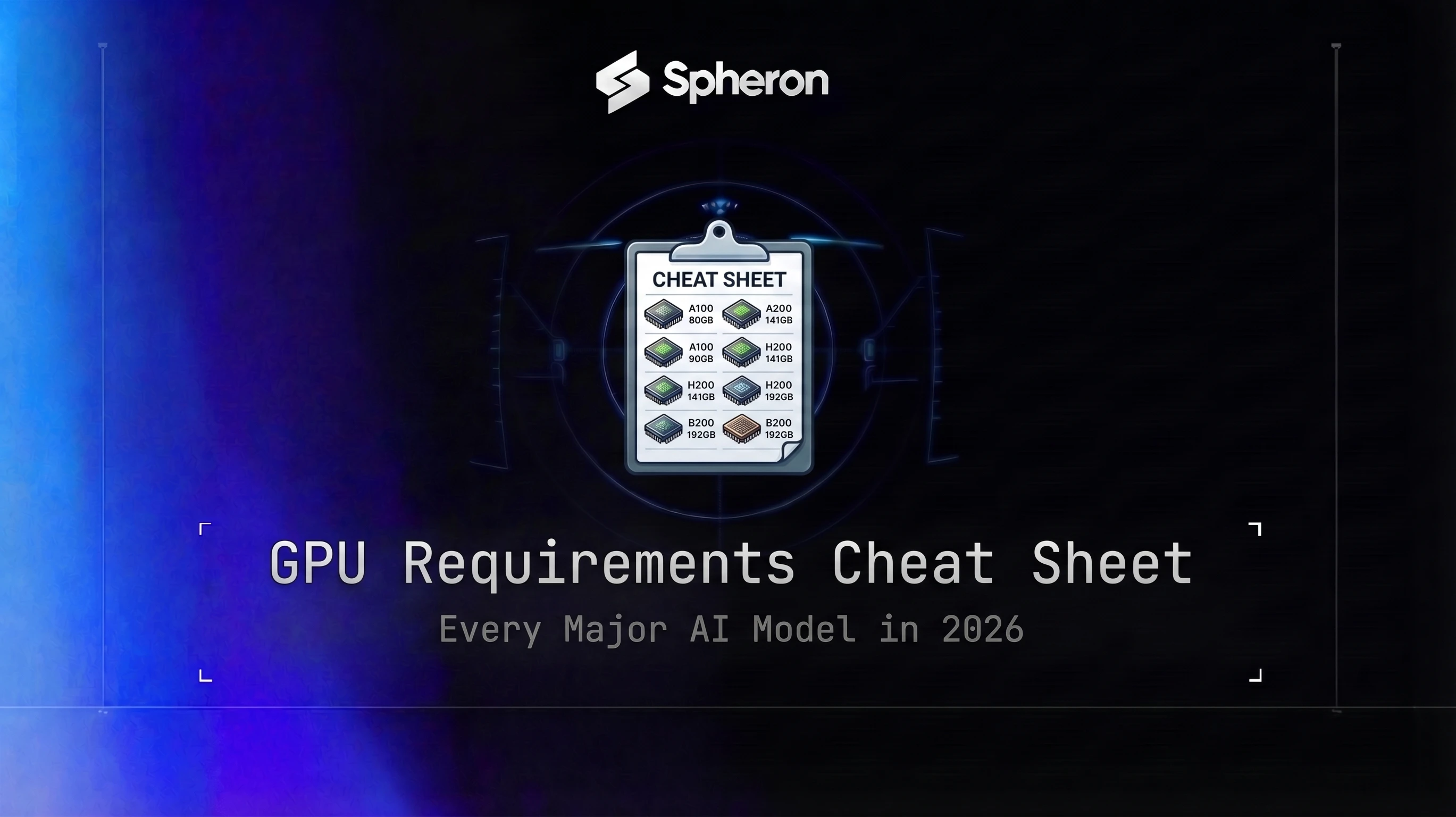 GPU Requirements Cheat Sheet 2026: VRAM + Cost, 18 Models